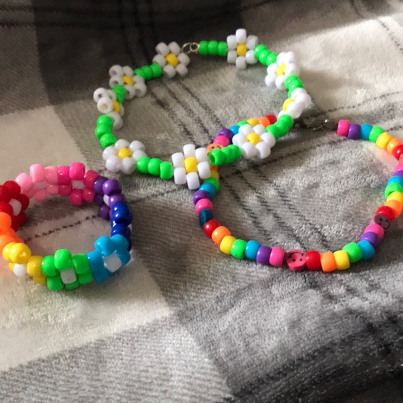 handmade Jewelry - 3 pieces of jewelry/kandi :-)